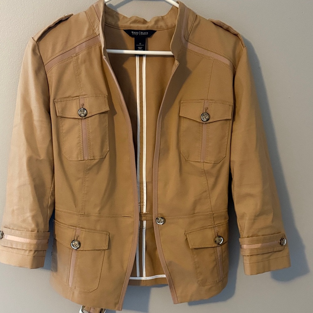 White House Black Market Beige Jacket